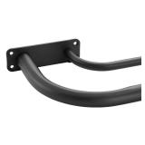 FACTORY SEALED - Double Rods Curtain Rods for Windows 36 to 72 Inch, Matte Black Double Curtain Rods Wrap Around, Heavy Duty Dual Curtain Rod Double Blackout Curtain Rod, Room Darkening Double Curtain