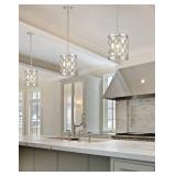 APPEARS NEW - Z-Lite 430MP-BN 1 Light Mini Pendant, Brushed Nickel, 9.75x6.00x6.00
