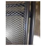 Black Metal Mesh Folding Chair