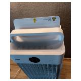 Swamp Cooler, 3-IN-1 Evaporative Air Cooler with Display & Remote, Windowless Portable Air Conditioners with Ice Cooling, 12H Timer, 6 Speeds, 60Â° Oscillation, Air Cooler Fan for Home Office - Reta