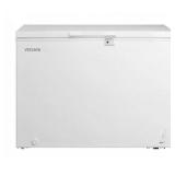 8.8 cu. ft. Manual Defrost Convertible Chest Freezer with LED Light in White Powered by Hubspace (Cosmetic Damage) - Retail: $400