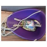 Coconut Baby Swing  Toddler Swing  Baby First Swing  Easy Installation  Ages 9 Months and up  Purple