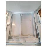Universal Laundry Pedestal Washing Machine Base White with Storage Shelf for Washer and Dryer - Retail: $87