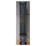 EVERBILT 8 ft. X 8 ft. Grey Straight Leg Instant Canopy Pop Up Tent - Retail: $109