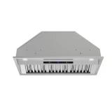 34 in. 350 CFM Frascati Ducted Insert Range Hood in Brushed Stainless Steel,Baffle Filters, Touchpad Control, LED Lights - Retail: $354
