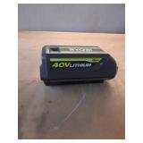 40V Lithium-Ion 4.0 Ah Battery - Retail: $149