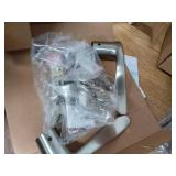 Kwikset 917TNL-S Tustin SmartKey Single Cylinder Keypad Entry Door Lever Set Satin Nickel Door Hardware Door Levers Keyless Entry Door Levers - Retail: $89