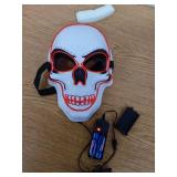 LED Light Up Skull Mask