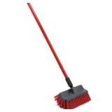 Pack Of 2 ,Libman Heavy Duty Dual Scrub Brush 60  Red Black