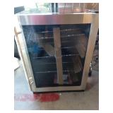 Beverage 23.4 in. 154 (12 oz.) Can Beverage Cooler, Stainless Steel - Retail: $540