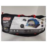 Coleman Skydome 4 Person Camping Tent with Dark Room Technology  Multicolor