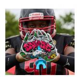 Battle Youth Doom Speed Reciever Football Goves Size Medium - Retail: $0