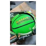 Cipton Light-Up LED Indoor/Outdoor Rubber Basketball - Green - Retail: $35