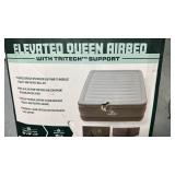 Quest Elevated Queen Airbed - Retail: $80