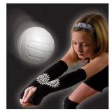 Tandem Sport Adjustable Athletic Arm Sleeves  Nylon Black and White  S-M  2 Count - Retail: $24