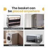 Strong Magnetic Shelf for Fridge with Lid Top, Large Capacity Magnetic Spice Rack for Refrigerator, Kitchen Counter, Cabinet - Retail: $32