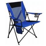 Kijaro Maldives Blue Dual Lock Portable Camping Chair for Outdoor - Retail: $40