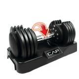 CAP Barbell 25lb. Adjustabell Dumbbell  Quick Select 5-25  Single - Retail: $79