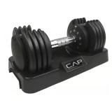 CAP Barbell 25lb. Adjustabell Dumbbell  Quick Select 5-25  Single - Retail: $79