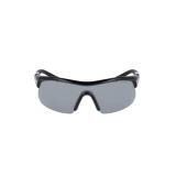 Nike Show X1 58mm Wraparound Sunglasses in Black/Silver Flash - Retail: $89