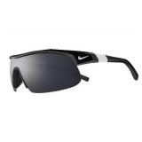 Nike Show X1 58mm Wraparound Sunglasses in Black/Silver Flash - Retail: $89