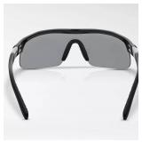 Nike Show X1 58mm Wraparound Sunglasses in Black/Silver Flash - Retail: $89