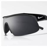 Nike Show X1 58mm Wraparound Sunglasses in Black/Silver Flash - Retail: $89