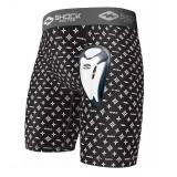 Shock Doctor Compression Shorts with Cup Pocket Men Size M