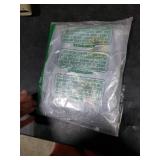 Shappy 100 Pcs Thank You Sheer Bags Organza Bags 4 x 6 Small Jewelry Present Pocket with Drawstring Bulk, Mesh Wedding Party Favor Pocket for Sachet, Jewelry, Makeup Organza Favor Bag(Grey)