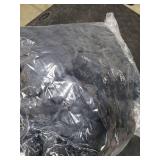 NEWCOSPLAY Twin Blanket for Couch Black Super Soft Flannel Fleece 3D Bubble Lightweight Bed Blanket All Season Use (Black, Twin(60x80))