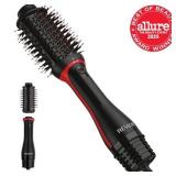 REVLON One Step Volumizer PLUS Hair Dryer and Styler - More Volume, Less Damage, and More Styling Control for Easy and Fast Salon-Style Blowouts, Plus Travel Friendly (Black)