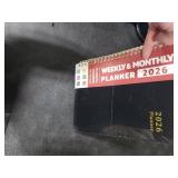 2026 Planner, Weekly and Monthly Planner, January 2026 - December 2026, Hardcover 2026 Calendar Planner Book with Tabs For Women & Men, Inner Pocket, Spiral Bound, Perfect for Office Home School Suppl