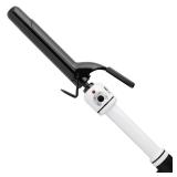HOT TOOLS Pro Artist Nano Ceramic Curling Iron/Wand | For Smooth, Shiny Hair (1 in) Black/White