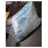 Fanqisi 3 Set Wedding Arch Cover Mermaid Blue Shimmer Backdrop Covers 6FT, 6.6FT, 7.2FT Spandex Fitted Backdrop Covers for Party Photography Decoration