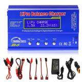 Hobby Fans B6 Mini Professional Balance Charger/Discharger with Power Supply for 1S-6S LiPo Lilon Life NiCd NiMh Pb RC Battery