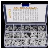 VOGOOPOI 225 PCS Clear Food Grade Silicone O Rings Rubber Set O-Ring Silicone Seal Kit O Seal Ring Different Sizes