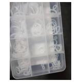 VOGOOPOI 225 PCS Clear Food Grade Silicone O Rings Rubber Set O-Ring Silicone Seal Kit O Seal Ring Different Sizes