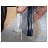 PPH-Sisy Acrylic Sign Holder 5x7 Display Stand, Clear and Stable Table Plastic Paper Holder, Acrylic Frames for Home Office Shop Photo Frames Exhibition Black (6pcs)
