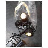 AVEKI Solar Pond Spotlights, 2 in 1 12 LED Solar Underwater Lights with Dual Head Waterproof Submarine Landscape Spotlight Security Lighting for Outdoor Patio Garden Fountain Pond