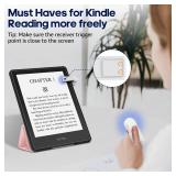 DATAFY Remote Control Page Turner for Kindle Paperwhite Oasis Kobo eReaders, Camera Camcorder Remote Controls, Page Turner Clicker for ipad Tablets Reading Novels with Wrist Strap Storage Bag