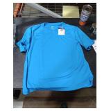 Kanu Surf Mens Swim Shirt with Short Sleeves UPF 50+ Rash Guard for Men with Quick-Dry Fabric (Large)