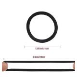 Vrose Flosi 100 PCS Hair Ties No Damage For Women Girls Men Kids Toddler - Soft Seamless Hair Ties For Thin & Fine Curly Hair - Brown Rubber Bands For Hair No Pull Ponytail Holder
