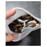 Vrose Flosi 100 PCS Hair Ties No Damage For Women Girls Men Kids Toddler - Soft Seamless Hair Ties For Thin & Fine Curly Hair - Brown Rubber Bands For Hair No Pull Ponytail Holder
