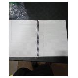 Cambridge Limited Business Notebook, Legal Ruled Paper, 8-1/4 x 11, 80 Sheets, Flexible Soft Touch Cover, Wirebound, Gray (06062)