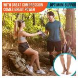 Compression Socks for Women & Men (20-30 mmHg) Support for Travel, Nurses, Pregnancy, Shin Splints, Sports and Everyday Wear