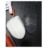 SetSail Floor Scrub Brush, 3-In-1 Tile Tub Floor Scrubber with 52-inch Adjustable Long Handle Shower Cleaner and 3 Detachable Replacement Brush Heads for Cleaning Bathroom Kitchen Walls Tub Tile