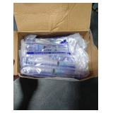 100 Pack Disposable 3ml/cc Lab Syringes with 23Ga 1 Inch Needle Luer Lock, Individually Sealed Packed