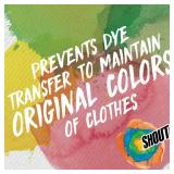 Shout Color Catchers for Laundry, Allow Mixed Washes, Prevents Color Runs and Maintains Original Clothing, 72 Count