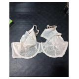 HSIA Minimizer Bras for Women Enchante Full Coverage Underwire Bras Plus Size Lifting Floral Lace Bra for Heavy Breast Dusty Peach 42D