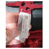 Avidlove Women Lace Panties Floral Lace Briefs Mesh Hollow Out G-String Thongs T-back Underwear Wine Red XL